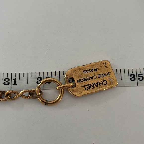 Chanel 5 Sunburst necklace with added tag. - Picture 6 of 7